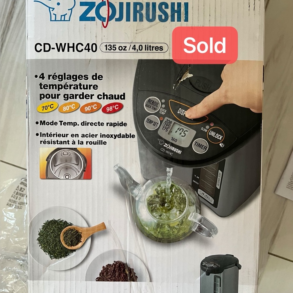 Zojirushi Water Boiler and Warmer